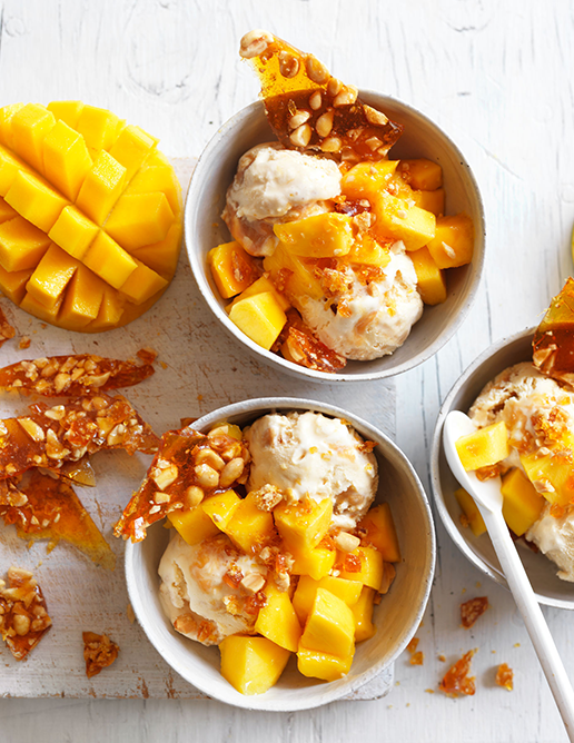 02 HOME annette forrest food stylist Mangoes-with-peanut-praline-ice-cream_3364